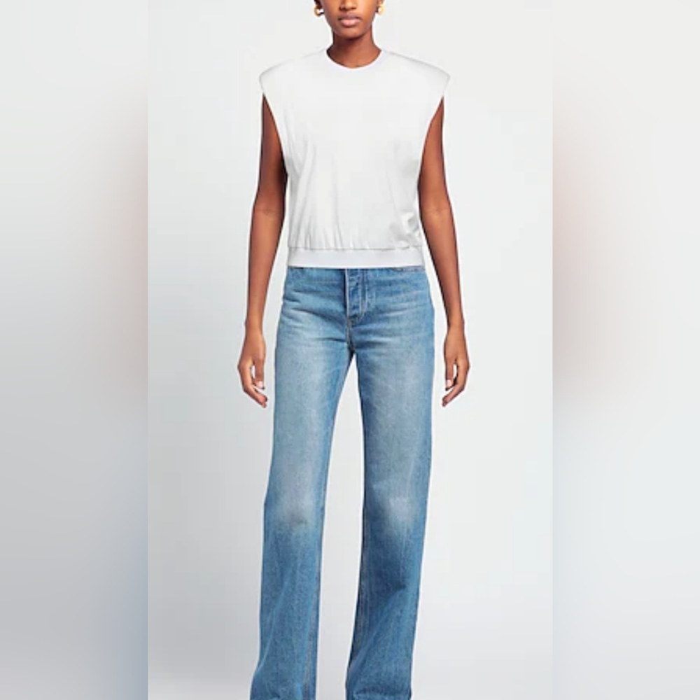 Alice + Olivia Basic White Tee Size XS - Picture 6 of 7